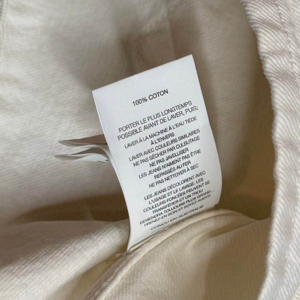 Rolla's Dusters High Rise Slim High Waisted White Denim Button Fly Shorts NWT - Picture 6 of 12